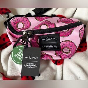 Eastpak x The Simpsons Donut Fanny Pack Belt Bag Limited Edition NWT